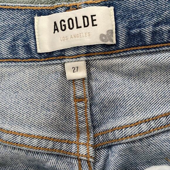 Agolde Cooper Trouser High Rise Straight Leg Jeans Womens Size 27 Command - Picture 5 of 6